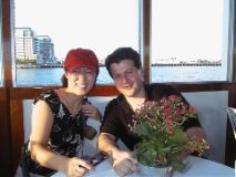 Tina and Nicolas On The Boat